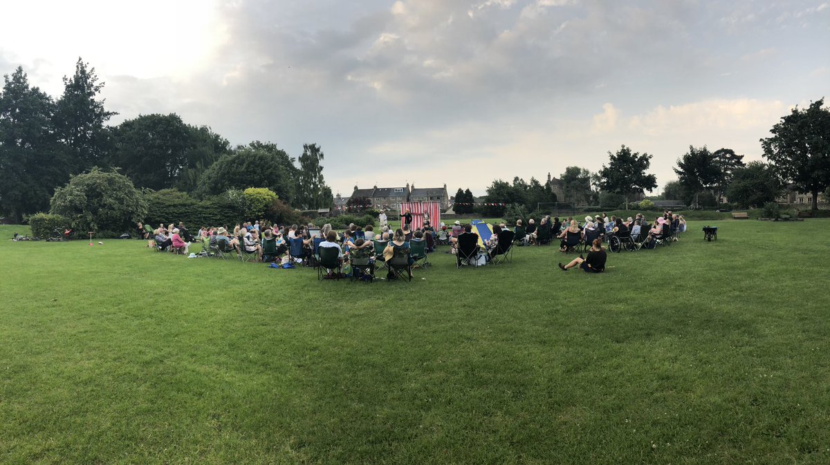 Fab time performing for the girls <a href="/HandleBards/">The HandleBards</a> yesterday. Amazing talent, show, setting, weather and audience. Perfect!