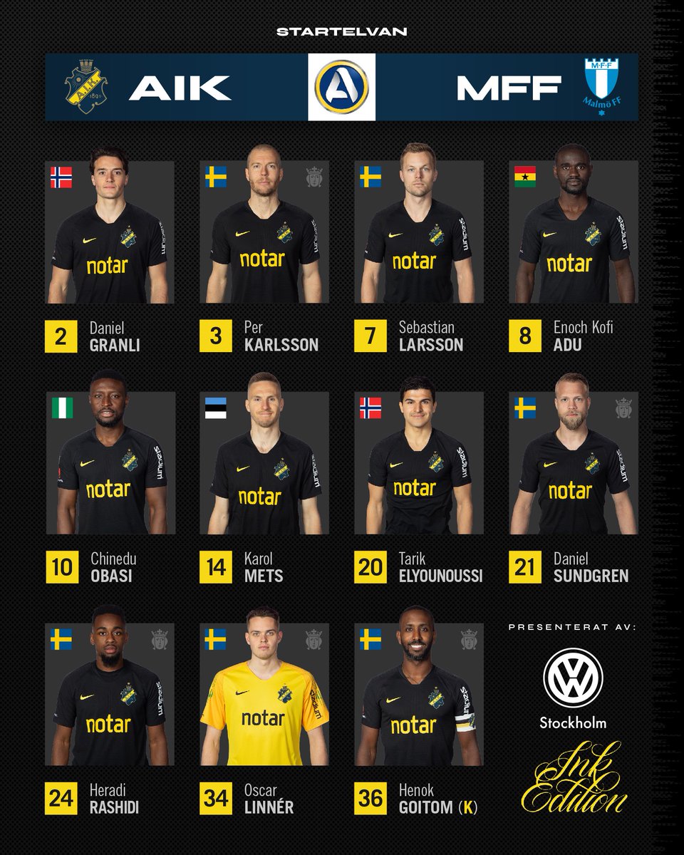 Har Ar Aik S Startelva Mot Malmo Ff