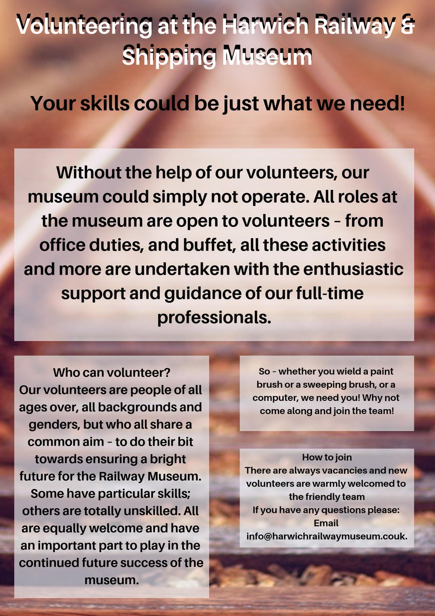 HarwichAnd's tweet photo. Volunteers required, Can you help? https://t.co/R6KPZ9iqFT