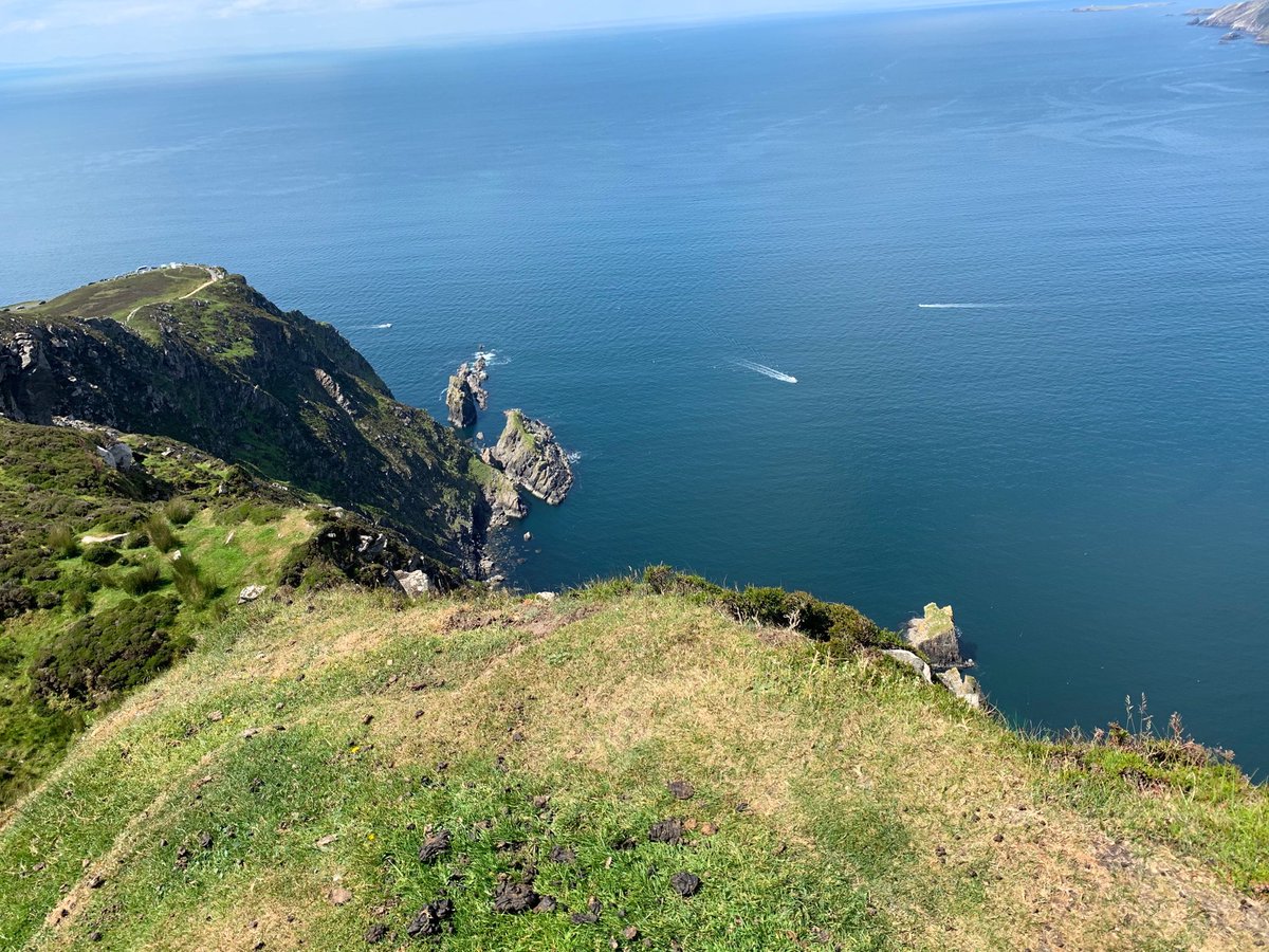 The view from Sliabh League cliffs @Donegaltours great day out with Joe !!