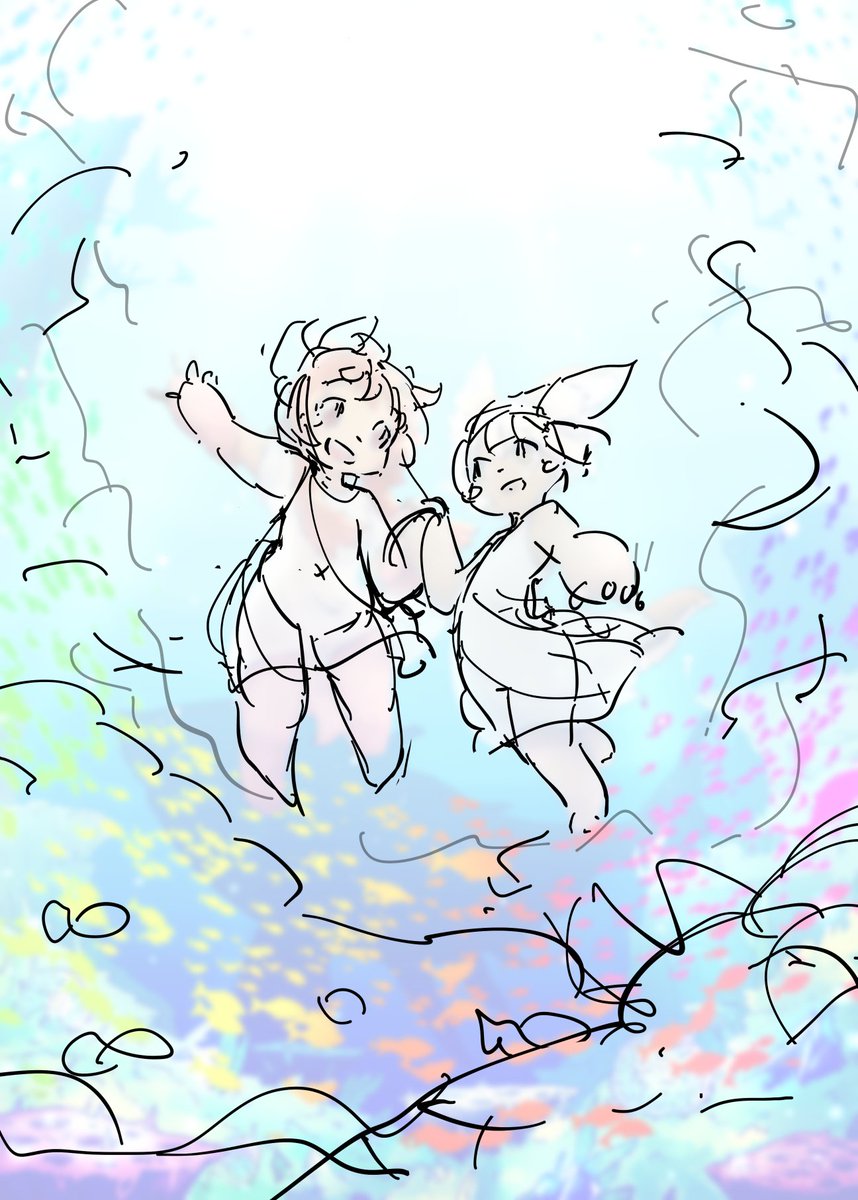 Nijita つんｻﾝ Poke Tsuntsun の祝福ナナチ ミーティの合同誌 フタリ に ちょっと涼しげなイラストを一枚寄稿させてもらいました 夏コミ2日目の南リ 39b ひとつぼし にて頒布されるみたいﾃﾞｽﾖ