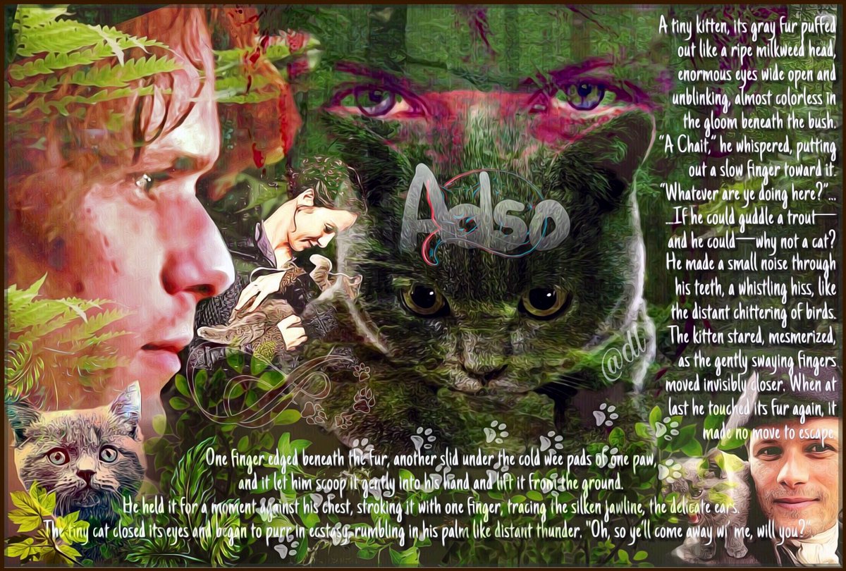 “It sat frozen, blending perfectly with its dusky background. He would never have seen it had his hunter’s eye not caught its movement...🍃🐱🌿”

#Outlander #TheFieryCross #JamieFindsAdso 

<a href="/Writer_DG/">Diana Gabaldon</a> 
<a href="/caitrionambalfe/">Caitríona Balfe</a> <a href="/SamHeughan/">Sam Heughan</a> <a href="/Outlander_STARZ/">Outlander Universe</a>
