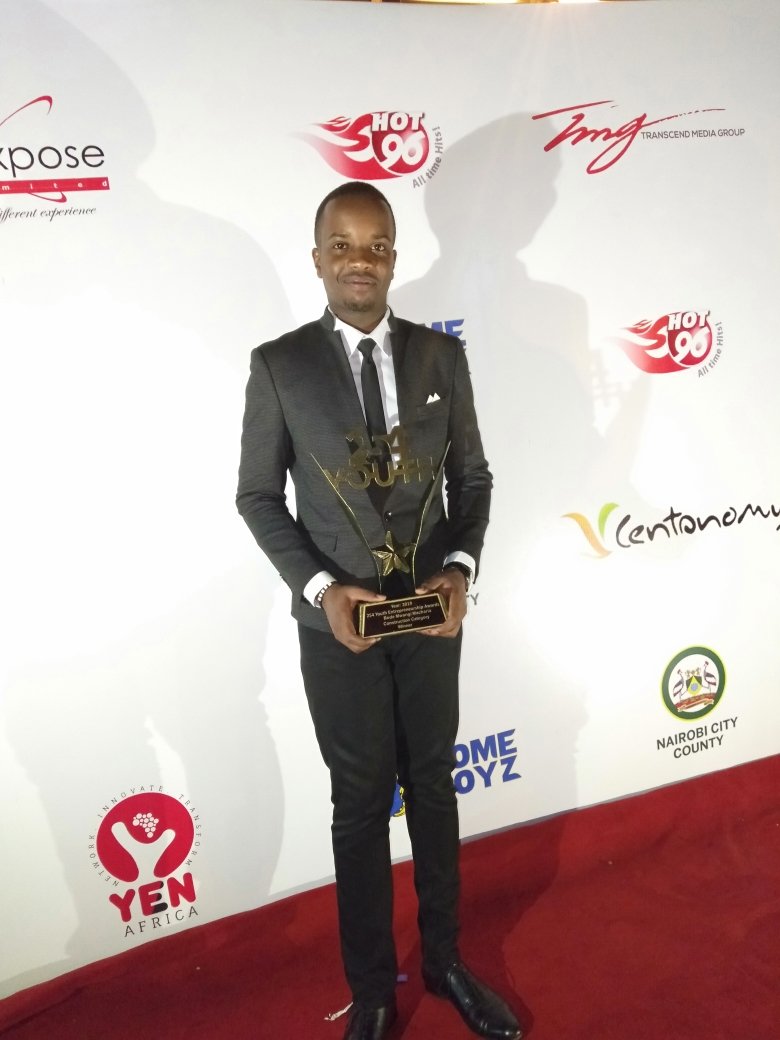 bedemwangie's tweet photo. As @FingerprintCap, we are extremely honored to have received such an important award, the Winners of the @254Yeamp Construction Category. Let's all work together. The sky is the lower limit.
#254YEAMP 
#YouthEntrepreneurshipAwards 
#SundayMotivation https://t.co/ZHLKGxLxF2