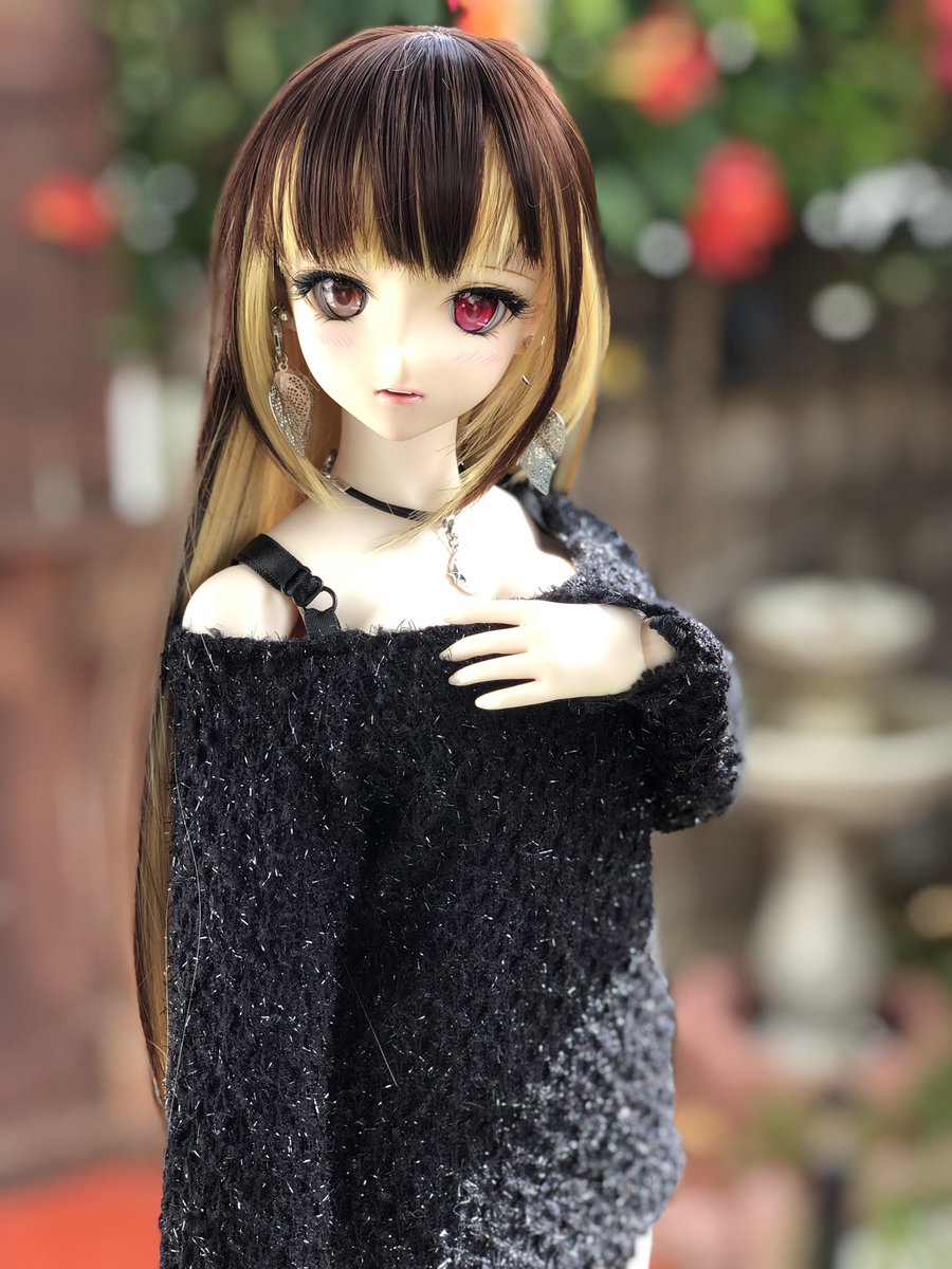 CyborgHenshin's tweet photo. Took pictures of my new DD girl in the back yard using the iPhone X portrait feature. #secretcross #dollfiedream #bjd #volksdoll #customfigures #dollstagram #dddy #animegirl #doll #actionfigures #toy #ドルフィードリーム #ドルフィードリームシスター #manga #anime https://t.co/ataAhysjDz