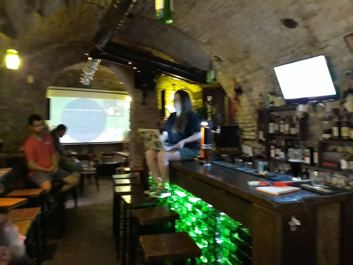 BSidesBA's tweet photo. The first ever #BSidesBA happened yesterday. Huge shoutout to our last minute #sponsors @th4ts3cur1ty for taking care of the bar tab!!! All honorouble mentions will follow in the comments. @SecurityBSides #infosec #CyberSecurity #hackeradventures #Slovakia #bratislava /1of2 https://t.co/zTLHDUQz4L