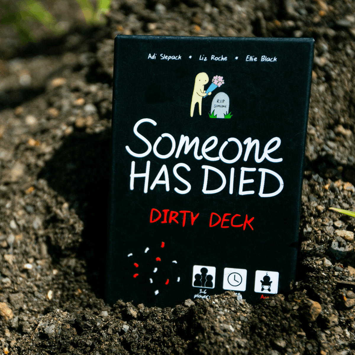 SomeoneHasDied's tweet photo. We've officially sold out of dirty decks on our online store! The last chance to pick up this NSFW expansion will be in person at #connecticon or #gencon this summer before it's gone forever! RIP, Dirty Deck, RIP. #outofprint #tabletopgames #dirtydeck #ctfig https://t.co/7IbrtlwnMm