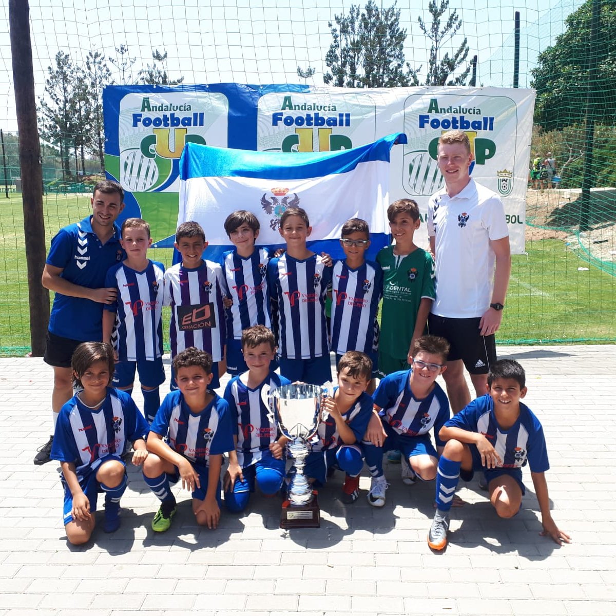 Campeones de la Andalucía Football Cup #CanteraCFT