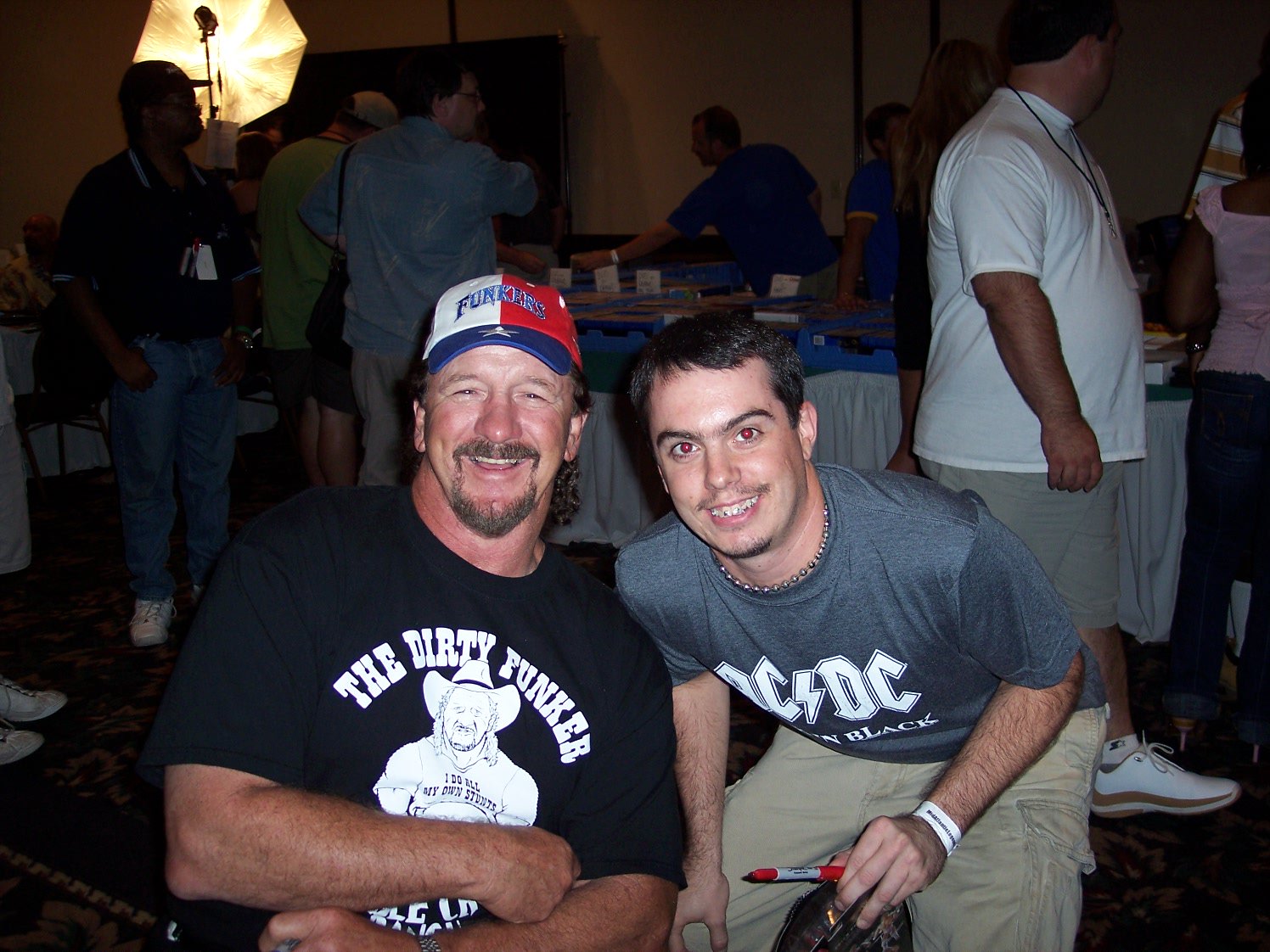 Happy 75th Birthday to the Legendary Terry Funk. This pic was taken at Fanfest in 2005. 