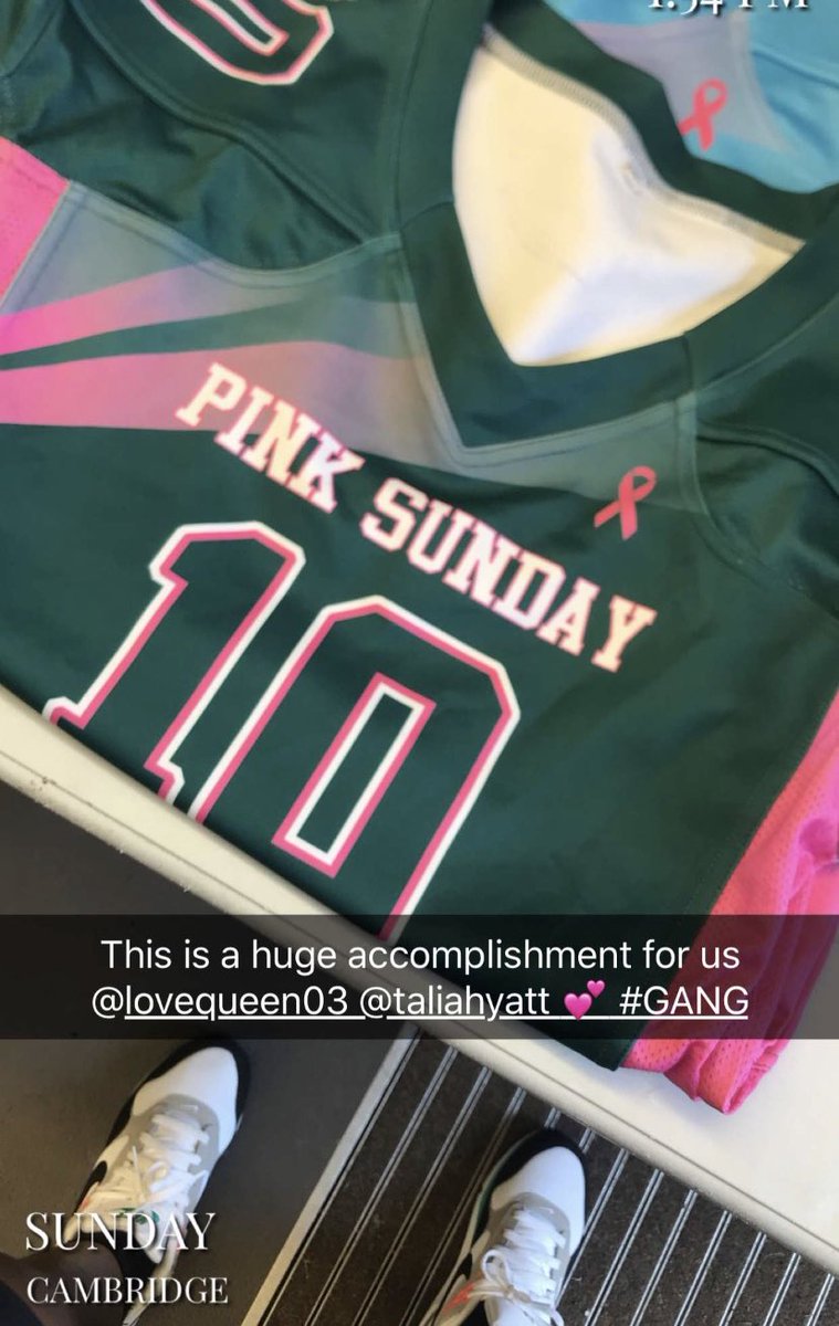 _ShesThatGirl's tweet image. Is Pink Sunday ready for its first women led/coached team?!?! Me Porche and Talia are coaching our own team this year and our squad is READY!  #TheBangers #LetsBang