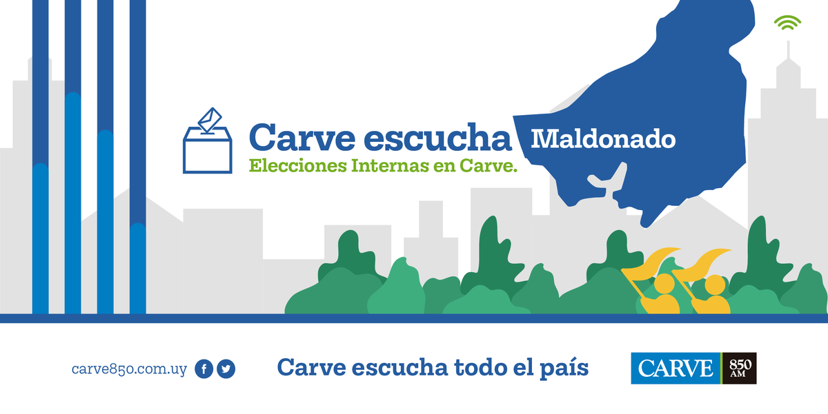 carve850's tweet photo. En contacto con Marcelo Umpiérrez, @emekavoces, corresponsal de Maldonado. "Estamos hablando de poco más de 20% de votación", dice.
#InternasCarve https://t.co/dSyjFMCBtA