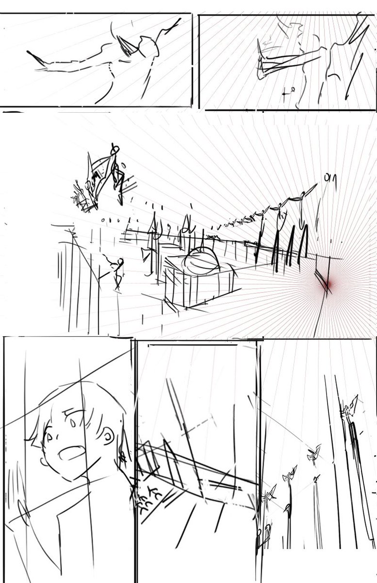 thumbnail vs finished panels from Carciphona and Amongst Us

#このタグを見た人はラフ画とその完成絵を見せる 