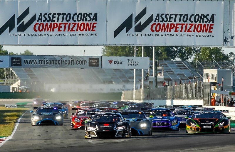 SeanEdwardsF's tweet photo. Blancpain GT World Challenge Europe Rd 2 at Misano, Race 1 is done, SEF Ambassador @MaroEngel took 3rd in the @TeamBlackFalcon Mercedes-AMG GT3, Good luck for Race 2 #SRO #BlancpainGT #SEFoundation #MercedesAMG #Misano #GTlife https://t.co/W8PLxVn9H3