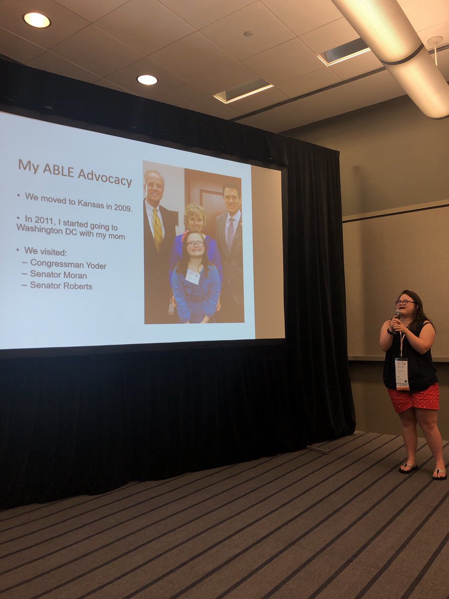 RachelsPinkHous's tweet photo. My last presentation of the week! #Advocacy #disabilities #downsyndrome #NDSC2019 @ndsc https://t.co/HOuzydiddq
