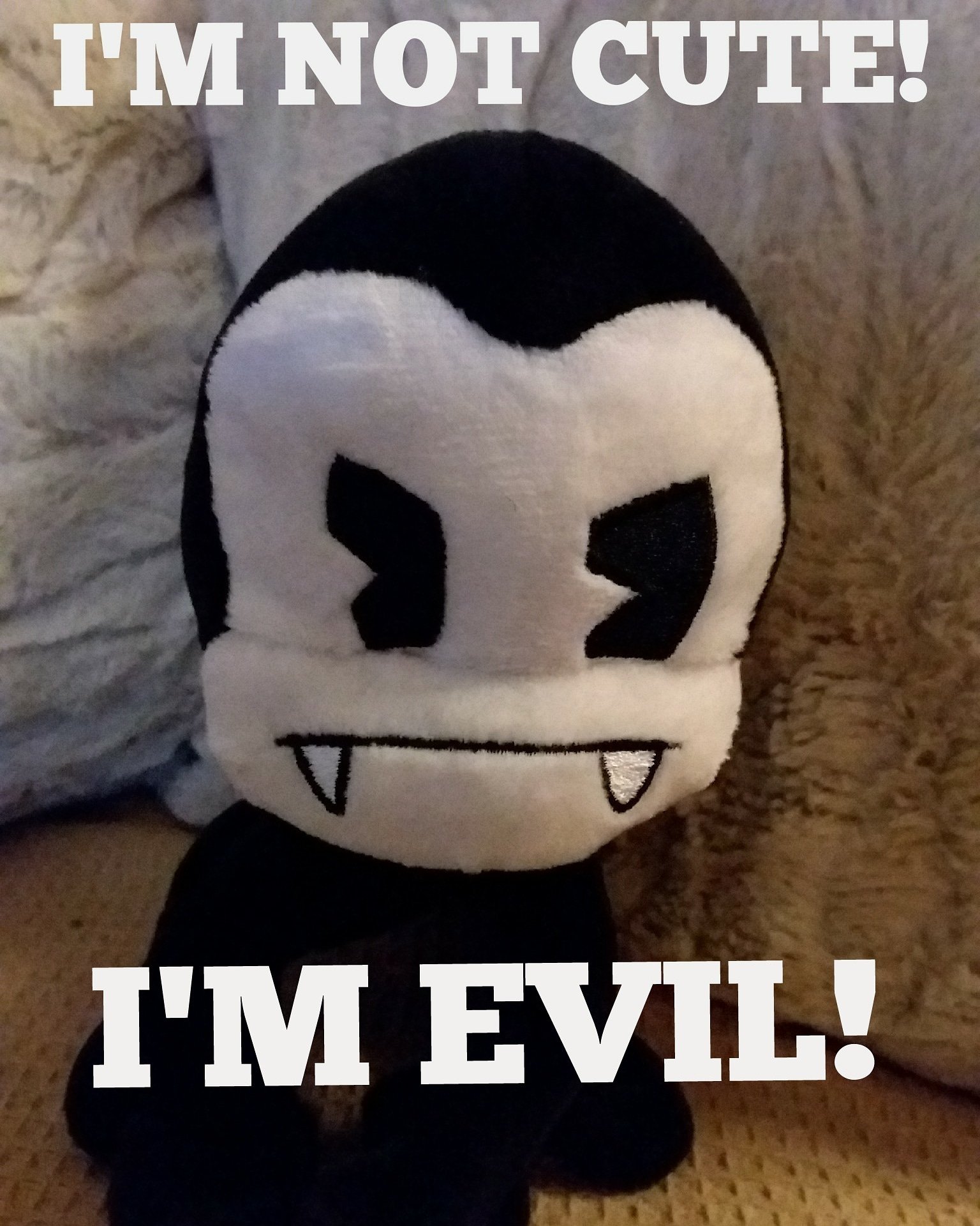 evil bendy plush