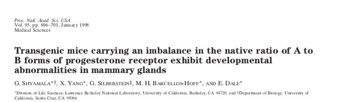 In an illustrious career at  @BerkeleyLab she made numerous important observations on steroid hormone receptors, publishing in  @PNASNews,  @jbiolchem & other journals. And she did all this while raising a future US senator & her sister! A remarkable woman who passed away in 2009.