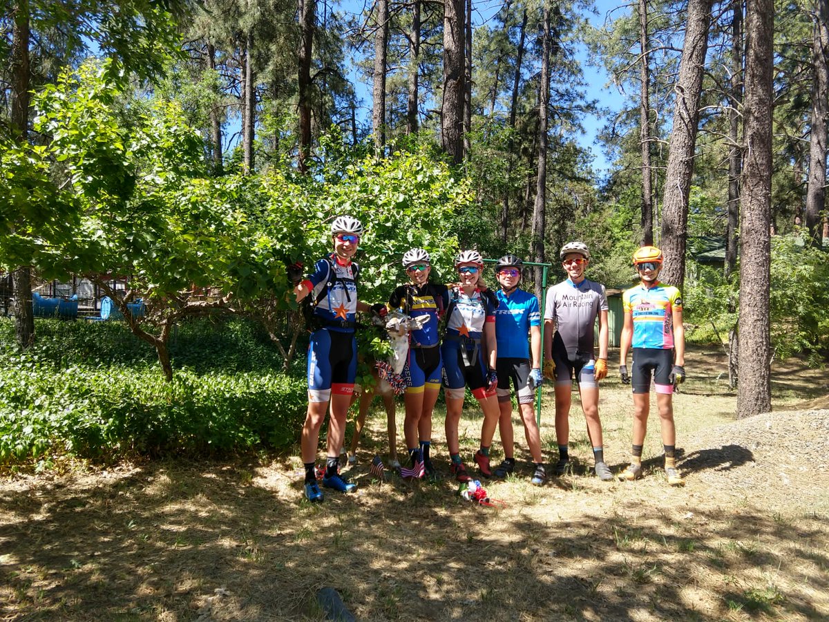 arizonadevo's tweet photo. Some of the crew is off to CO to start the final prep for MTB Nats while the others are staying home and prepping with local group rides and local short track races! https://t.co/DE1UCyGowA