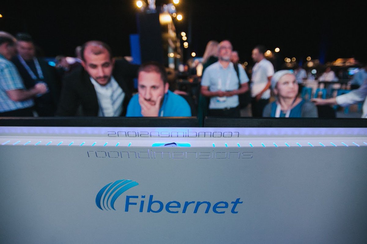 FibernetLtd's tweet photo. This year at #BYNET Expo, in addition to exhibiting Fibernet #datacenter and #cybersecurity solutions, we displayed this amazing @Roomdimensions command center console. https://t.co/7n6F7zR4Au