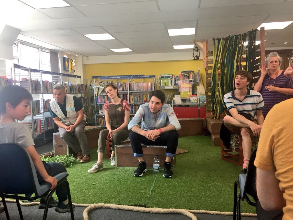 What a lovely show and Q&amp;A session at <a href="/GuildfordLib/">Guildford Library</a> yesterday! Happy last show to the whole LT team today at <a href="/BarhamLibrary/">Barham Park Library</a>