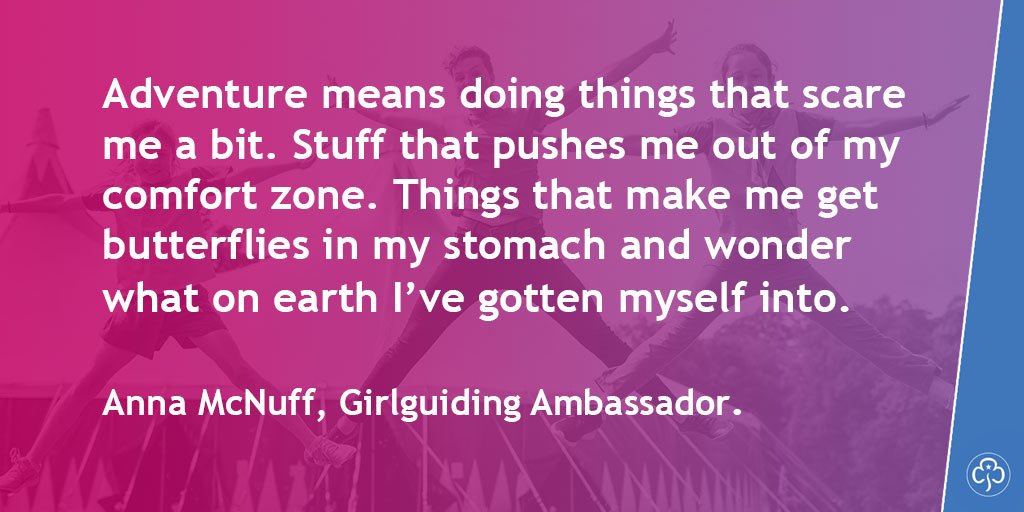 What did our ambassador <a href="/AnnaMcNuff/">Anna McNuff</a> tell us when we asked her what adventures mean to her. Read to find out more… girlguiding.org.uk/what-we-do/our…