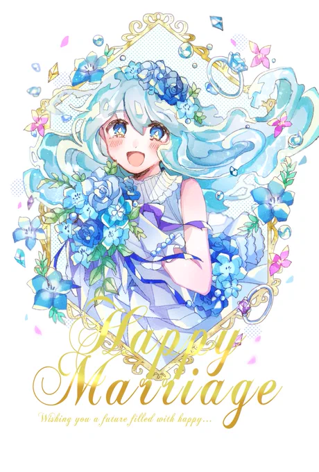滑り込みな花嫁メルクちゃん? #メルストジューンブライド企画 