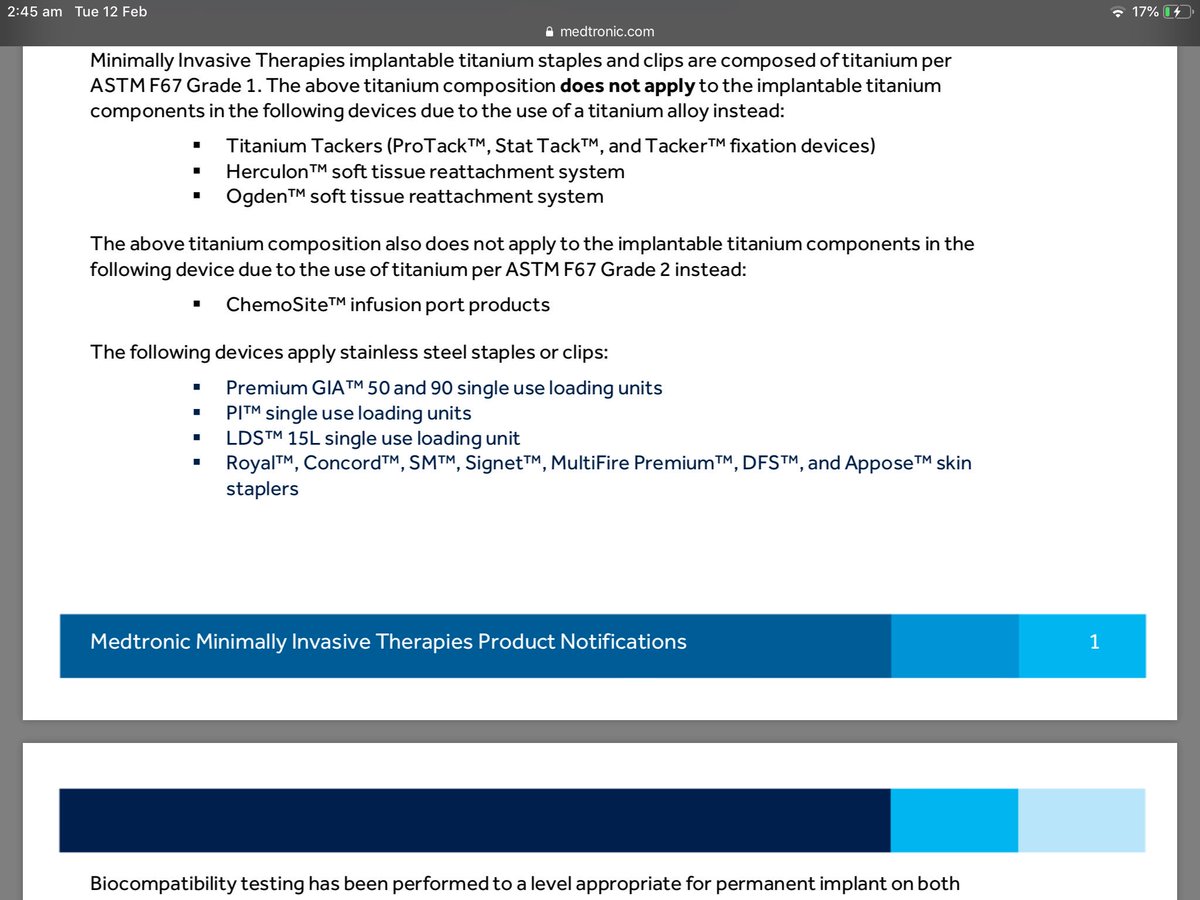 @facsjustice <a href="/Donna781988/">Donna</a> <a href="/JoanneD_/">Mech Eng 🌱</a> @cstone7200 <a href="/neiljmcevoy/">Neil McEvoy 🟥⬜🟩</a> <a href="/Corrina35038731/">Corrina D 🧚🏿‍♂️🧚🧚‍♀️</a> @mjmoneill <a href="/opheliamesh/">Ophelia Payne</a> <a href="/SabinaWalker18/">Sabina Walker 😀 Master Appl Science (Neuroscience</a> <a href="/PolyPossum/">💜Tracey Whyte</a> <a href="/FibroidNetwork/">Fibroid New Research</a> <a href="/SusanMorgan19/">mesh injured patients 🕊</a> <a href="/dis_roger/">RogerDis</a> <a href="/lisa02594983/">lisa</a> @SpikeUnderFire @cathybarts1 <a href="/lesley_clouter/">Lesley Clouter</a> <a href="/AngelaSpaniak/">Gold Coast Pelvic Mesh Support</a> @parasjethwasurg <a href="/SharynPowell7/">SharynPowell</a> <a href="/JanUrban12/">Janis Kay Urban</a> <a href="/RogerTh71142375/">Roger That</a> <a href="/meshinmyflesh/">Wee Maudie</a> <a href="/herniameshni/">Hernia mesh awareness NI</a> <a href="/rob37451553/">rob</a> <a href="/nswpmsg/">NSW Pelvic Mesh Support Group</a> <a href="/WAPMSG/">💜WA Pelvic Mesh Support Group</a> @MeshAwarenessAU @JaydeCotic <a href="/sophiescott2/">Sophie Scott</a> @meshinjuredaus @MBLacey <a href="/SWEMeshSupport/">Swedish Mesh Support</a> @cporterwa <a href="/JanisUrban/">Janis Kay Urban</a> <a href="/MHRAgovuk/">MHRAgovuk</a> <a href="/IMMDSReview/">Review Tweets</a> <a href="/CDCDirector/">CDC Director</a> <a href="/FDACommissioner/">FDA Commissioner</a> <a href="/opioidconf/">International Conference on Opioids</a> @CandiaMcCullou2 <a href="/JuliaCumberlege/">Julia Cumberlege</a> @EmmaHardyMP <a href="/SharonHodgsonMP/">Sharon Hodgson</a> <a href="/AnnaCCampaigns/">Yvette Greenway-Mansfield</a> <a href="/NexusChambers/">Nexus Chambers</a> @RichardMMilne Protacks are titanium alloy (nickel?) stainless steel staples include chrome &amp; nickel both listed group 1 carcinogens on International Agency for research for cancer

FDA recently announced autoimmune link to ninitol (nickel alloy) 

&amp; Fixations migrate!

en.m.wikipedia.org/wiki/List_of_I…