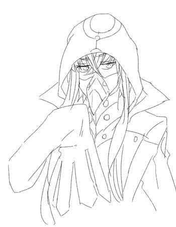 アスクレピオス先生の一臨衣装が好きだけど、マスクのバランスがむっずかしい。描いてるとひっぺがしたくなる… 