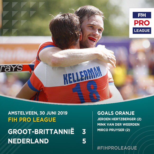 De Oranje Heren bekronen de eerste editie van de Pro League met een bronzen medaille 🥉 #oranje #fihproleague