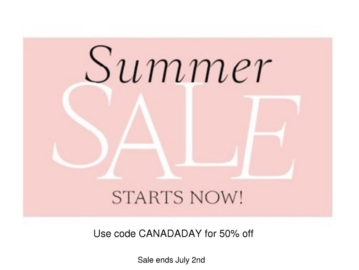 Summer Sale! 🙌 50% OFF with code CANADADAY 

#summersale #canadaday #longweekend #can #candles #homedecor #homefragrance #sale #freeshipping