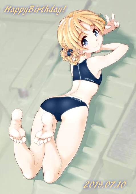 ペコたん2019 #ガールズ&amp;パンツァー #聖グロリアーナ女学院 #オレンジペコ(GuP) https://t.co/Dx57cJxTFT 