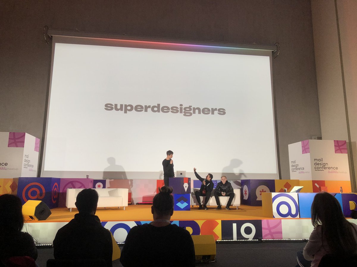 jvetrau's tweet photo. Superdesigners Studio закрыли #mailrudesign #dribbblemeetup рассказом о своих диких работах в motion-дизайне. Эксперименты, арт-проекты, реклама и просто яркие современные вещи. Перемонтируем видео перед публикацией, чтобы исправить звук — проблема с коммутацией подкосила. https://t.co/4FeEea00NQ