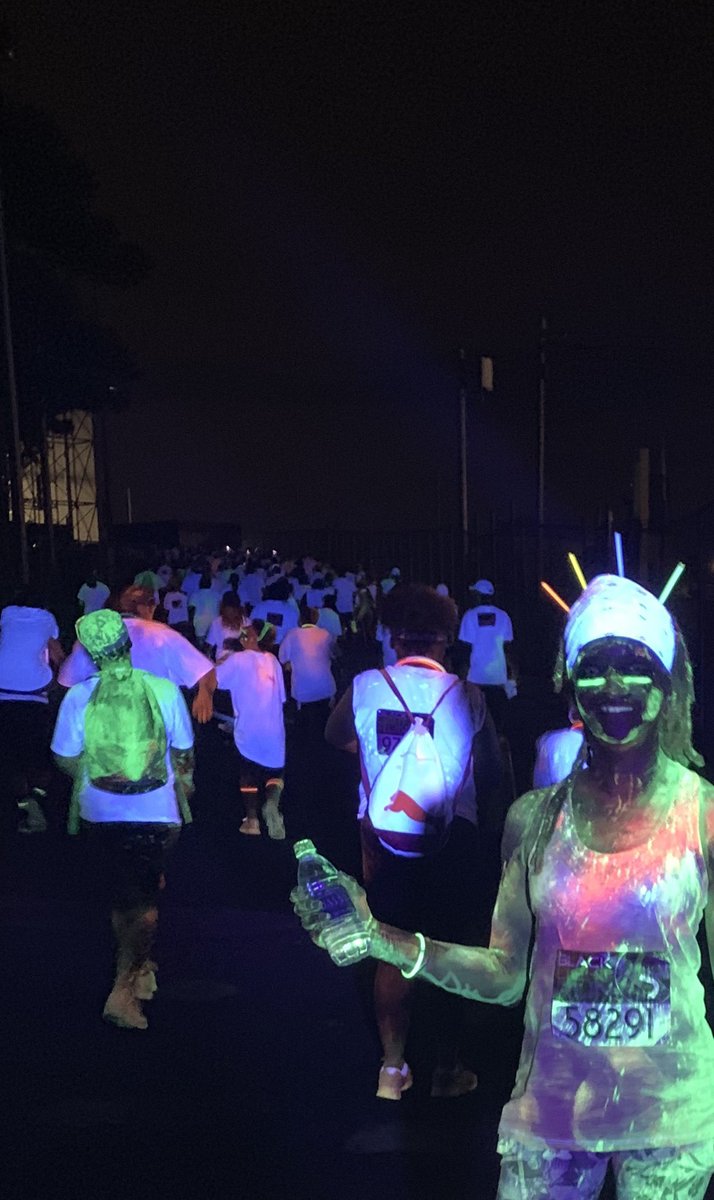 Blacklight 5k Run - Hampton, Ga Forest Park Hub and friends geared up, walked, jogged and finished the 5k! Supporting charities and building N2N hours! #TogetherWeKeepItSafe #TogetherWeAreUPS #Giving