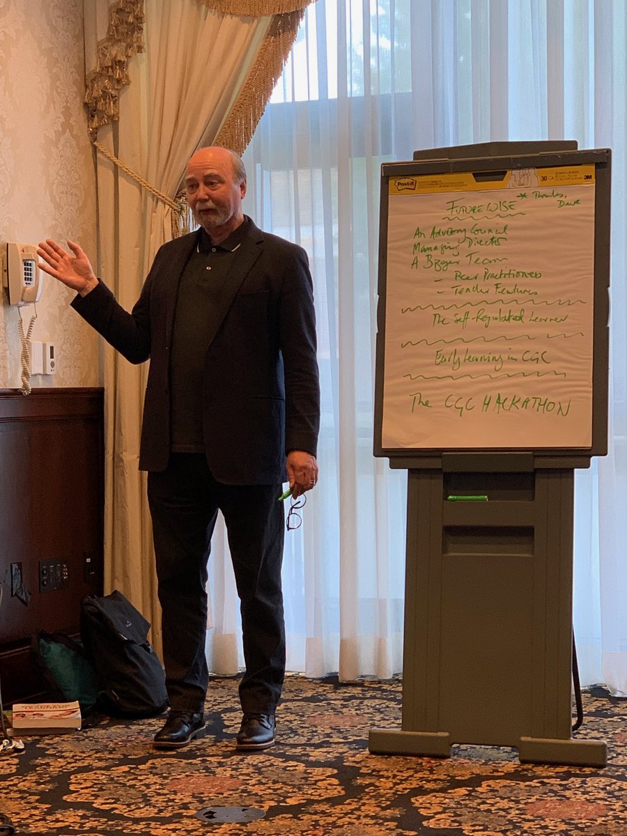 vstiebert's tweet photo. Future of CGC, where to next? Exciting times ahead. So many possibilities, many collaborations ahead! #CGCsummit2019 https://t.co/MH28q5jXSC
