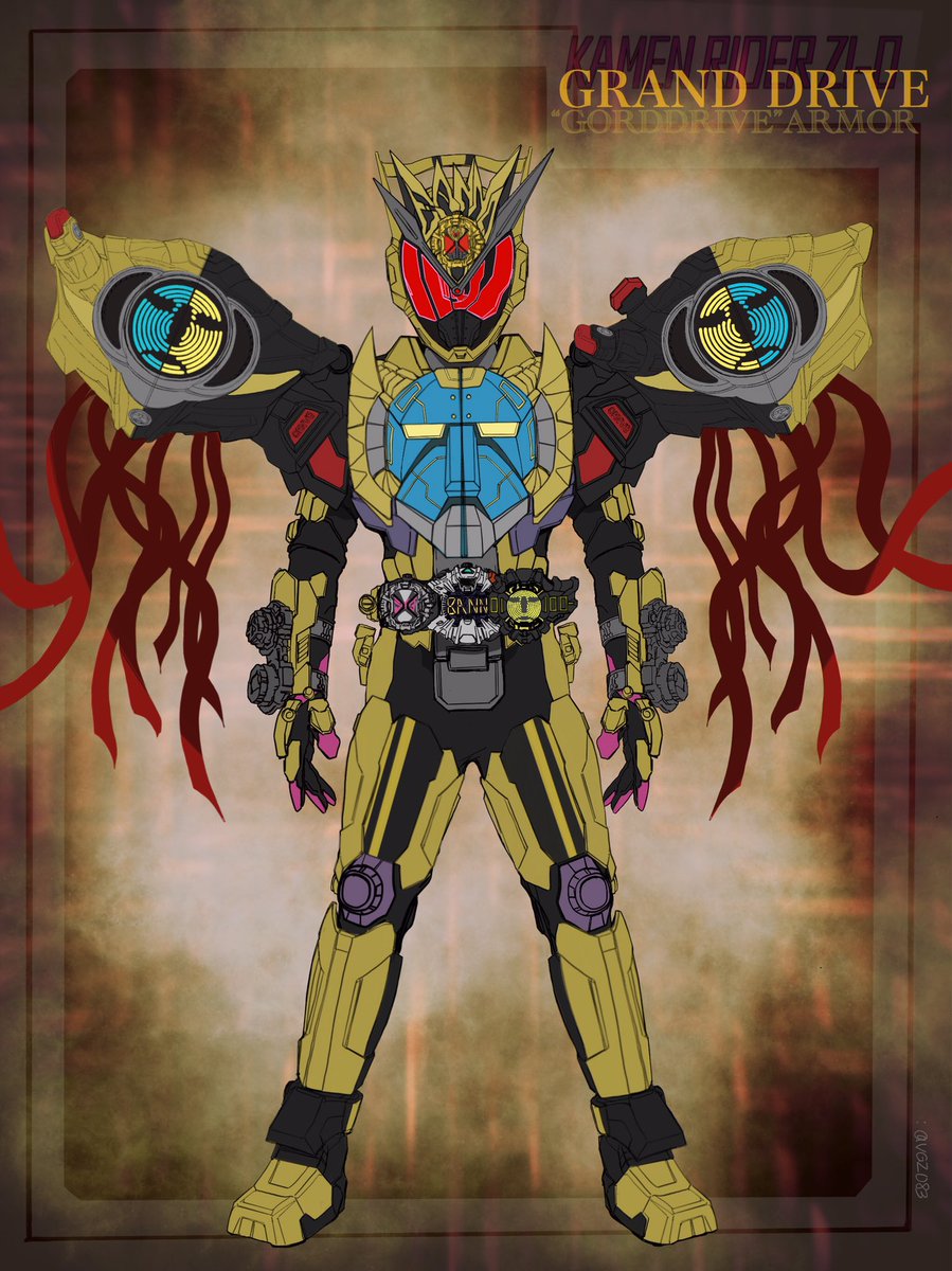 ベガもん V Twitter この姿こそ万物の頂点であり究極の顕現 人類 バカ共 を導く新時代の王 私のことはゴルドドライブ いや グランドドライブ と呼べえええええええ 増長が過ぎるバンノとその設定を考えてみました