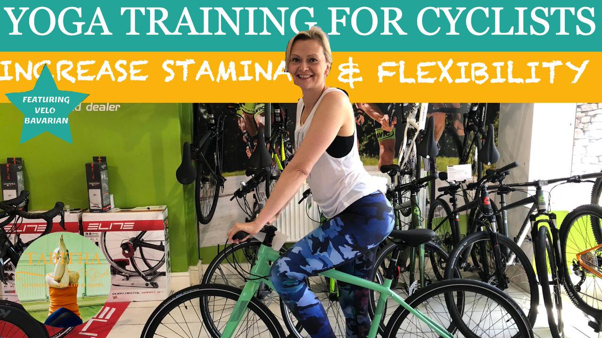 2 Million of you love to get on your bike &amp; go cycling at least once a week so I've designed Yoga Training For Cyclists especially to work your whole body, improving balance, strengthening muscles, improving  flexibility &amp; increasing your stamina #cyclists youtu.be/98lIulx8JCQ
