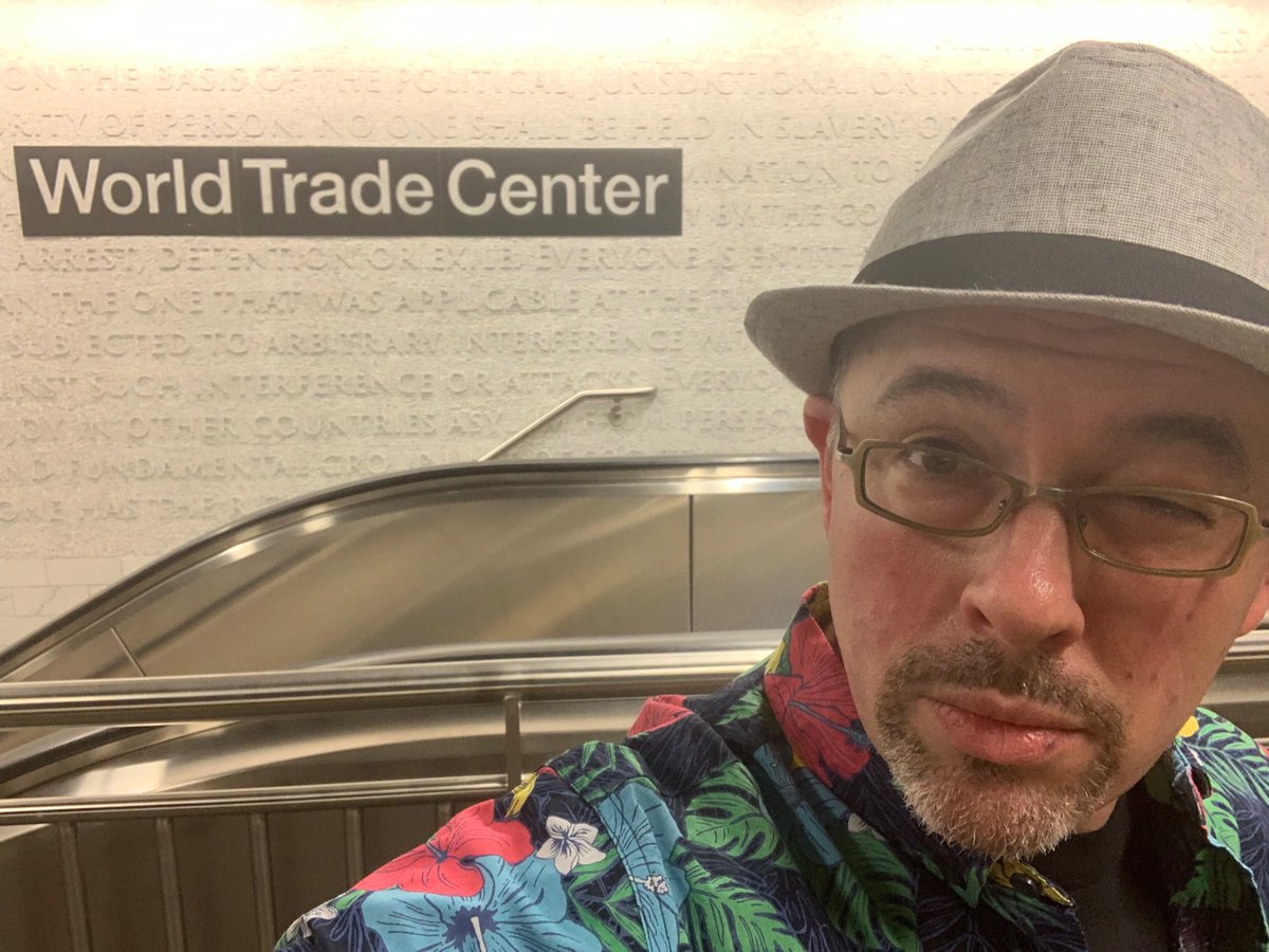 MichaelSlezakTV's tweet photo. Just a few stops away from my destination. #AudiblePride #ImMarching #NoHeatStrokePleaseGod https://t.co/TFYPSsTpS0