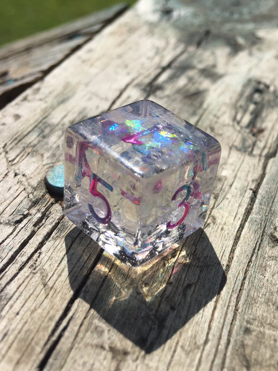 NaevisOddities's tweet photo. Look at my new soot Sprite style D6 dice new on my site! ❤️ #sootsprite #studioghibli #inspiredart #ttrpg #handmadedice #resindice #customdice #naevisoddities https://t.co/Wz8Q7IhYzZ