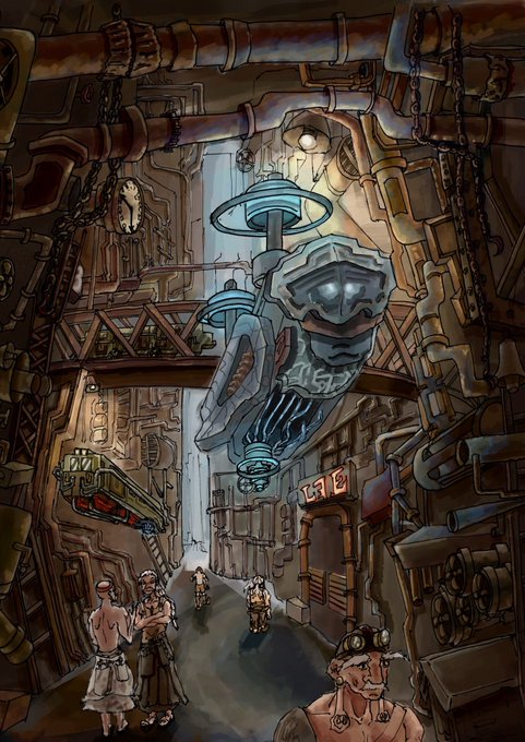 スチームパンクのtwitterイラスト検索結果 古い順