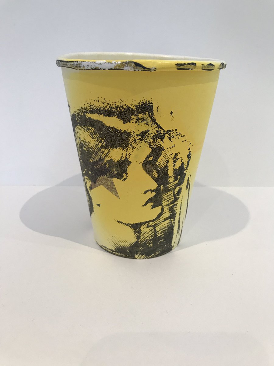 RealMancsy's tweet photo. Screenprints onto 3D found items test work... it’s taken a while but I’ve found a way @mcrartgallery #MakeManchesterBeautiful https://t.co/Rh9RMHpCbA