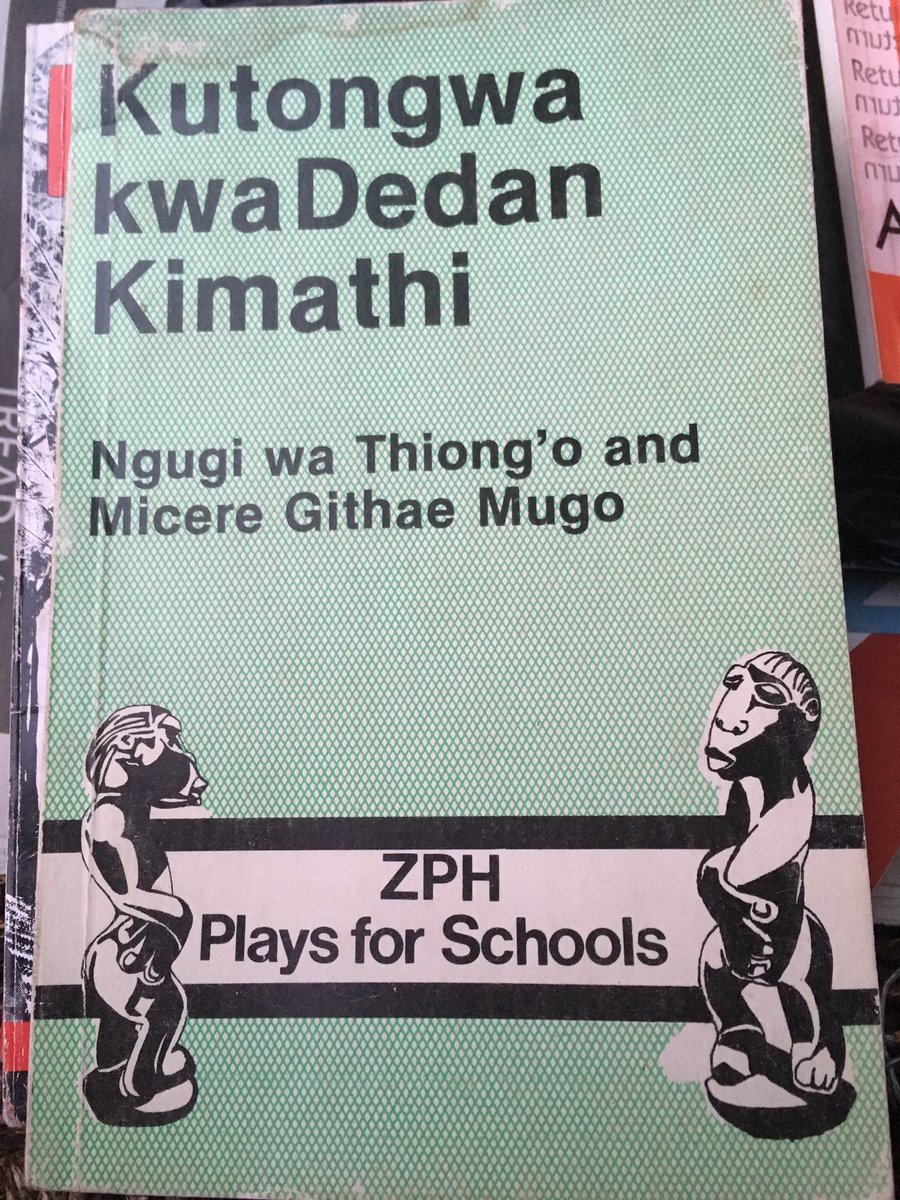 percyzvomuya's tweet photo. ‘The trial of Dedan Kimathi’ in Shona translation ... #latestFind https://t.co/21hkGm2E9P