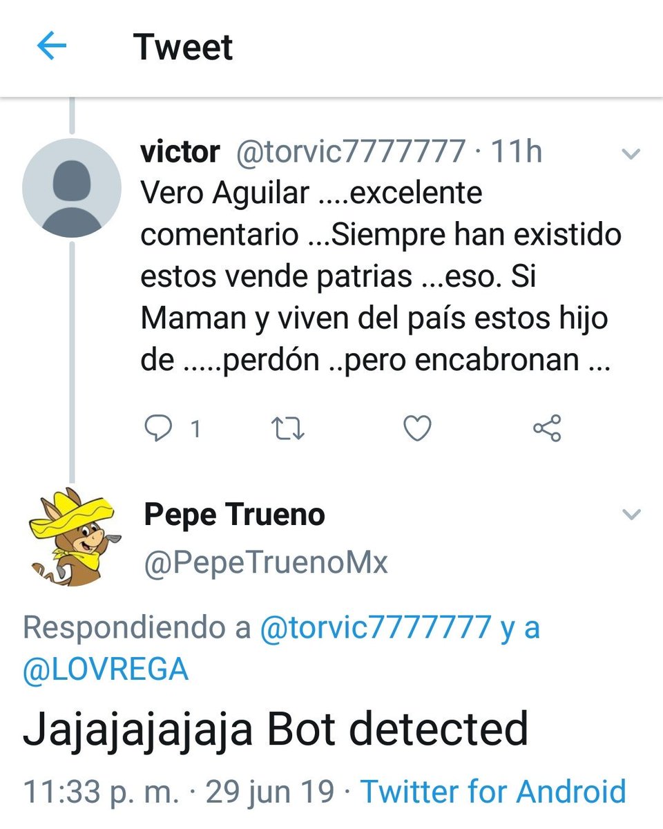 JoeThunderMx's tweet image. De plano no tienen manera de negarlo, el gobierno tiene contratados a miles de Bots #BotsAmlo
#BotDetected
#BotDetectado