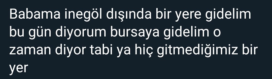 Bursa bizim için şehir dışıdır...