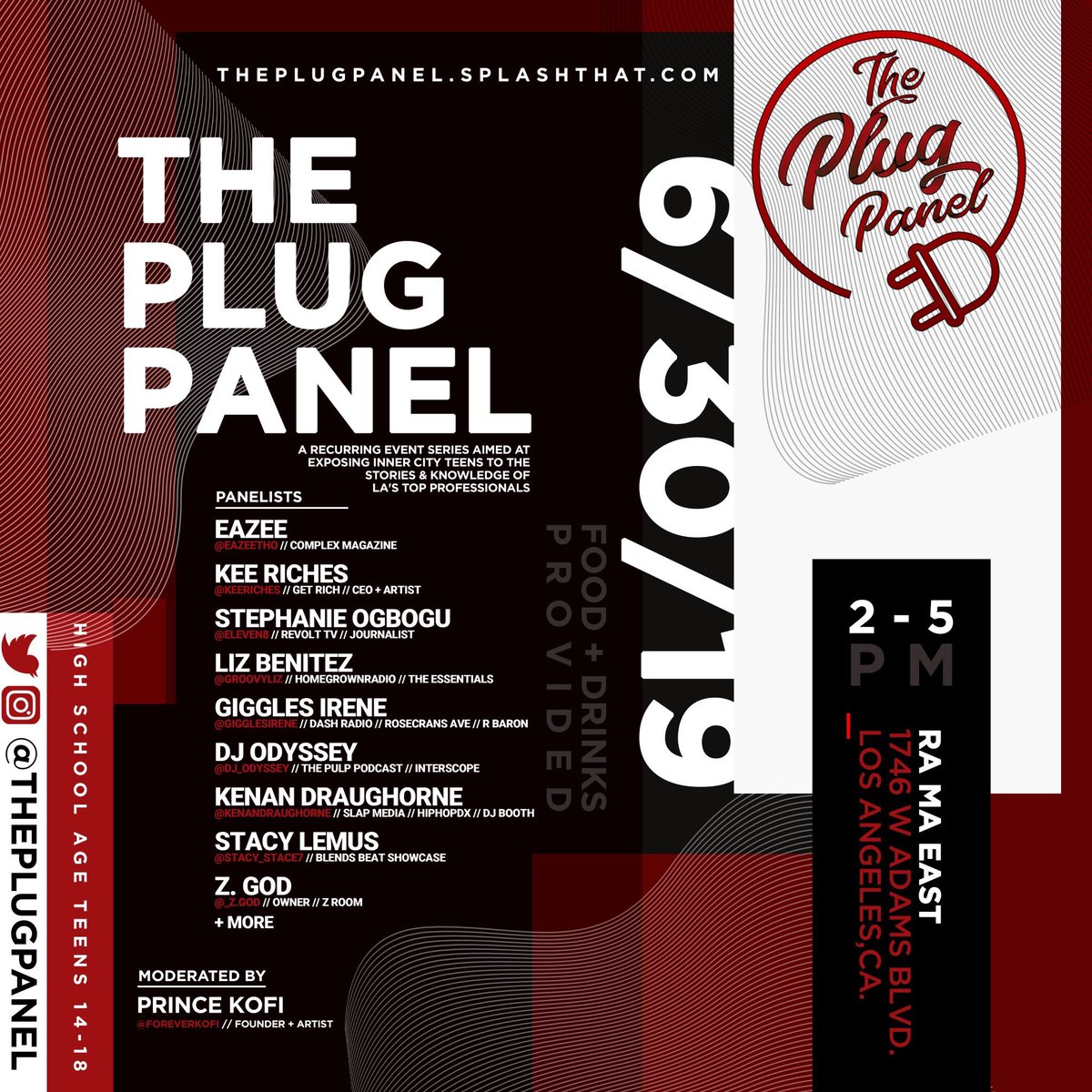 bylizbenitez's tweet image. Today is the day!

Going to be a panelist alongside other amazing individuals at @ThePlugPanel.

This is a dope event series connecting teens w/ industry professionals, curated by @ForeverKofi.

Artwork: @MANDiiEMARTiNEZ
