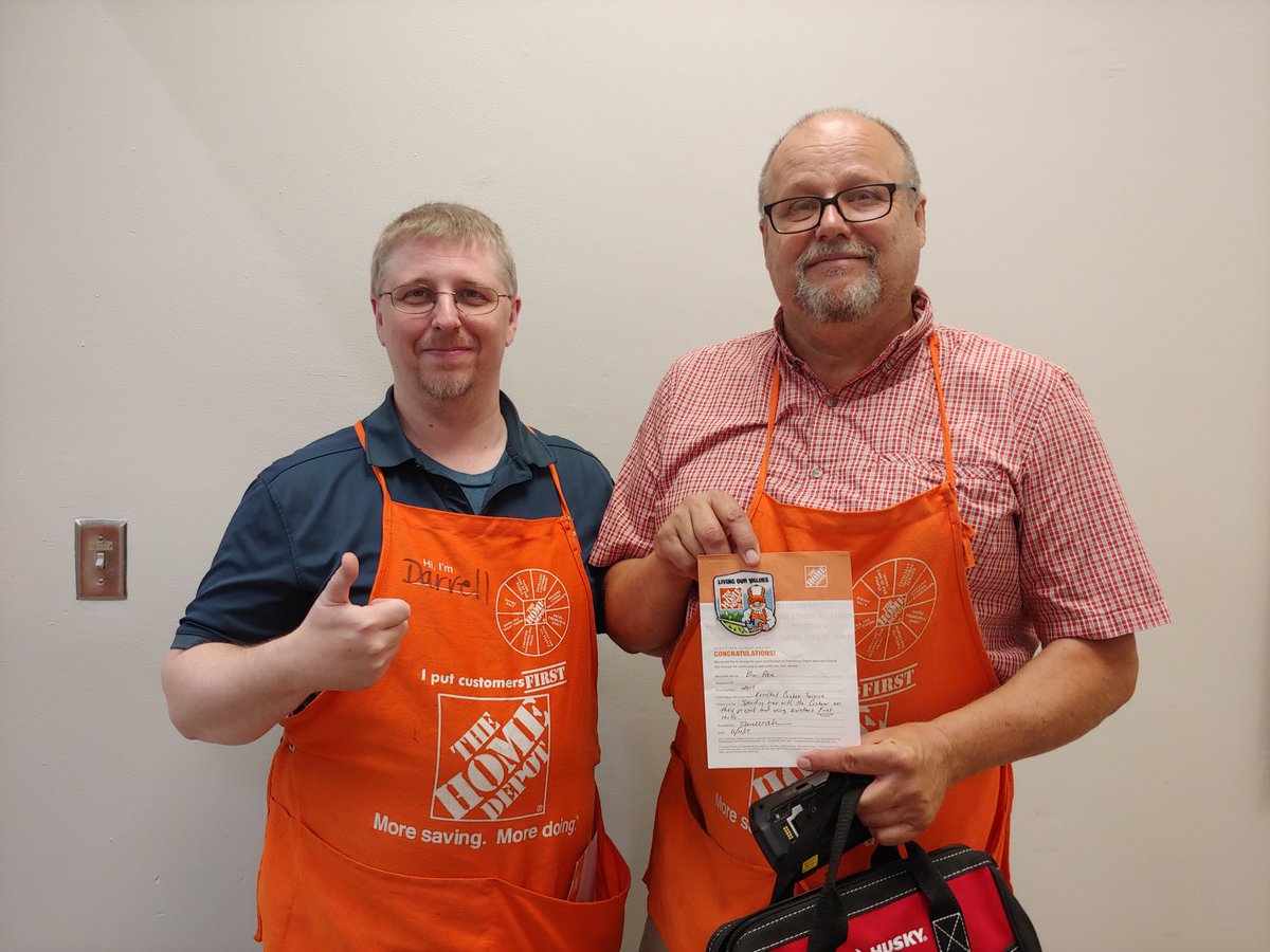 Another great compliment that just came across for Ben Pace. He helped a customer all over the store with several plumbing projects. Way to go!!! <a href="/noon0611/">Amber Noon</a> <a href="/BPlantenberg/">Brody Plantenberg</a> <a href="/GreenwoodHD2019/">GreenwoodHomeDepot</a> <a href="/carrieAwelty/">Carrie Welty</a>