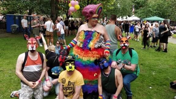 PupZyron's tweet photo. Had a great weekend pupping out on Friday and at the #BeProudWeekend on Saturday in the Village with @PupCuff @PupChopstixs @mellodrachmatic @Sparky_Pupper @PupCrimson https://t.co/tSs8NZIE61