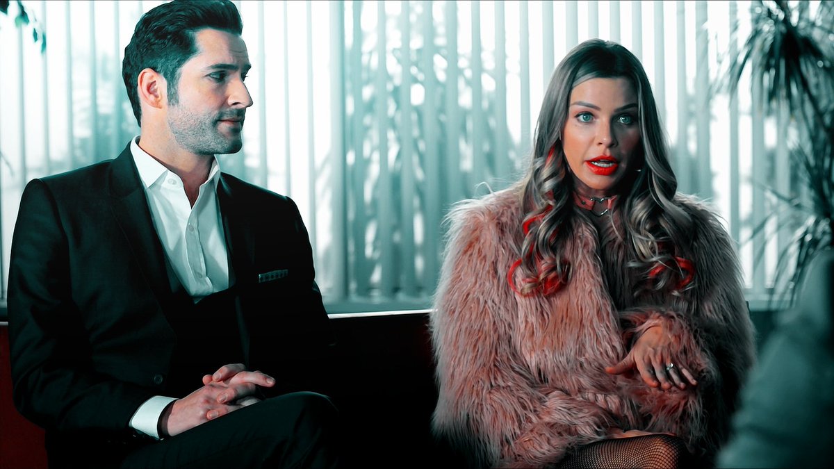 I liked this scene!! atleast they got to talk about their issues a lil bit, no matter what the situation was.  #Lucifer (2x14)