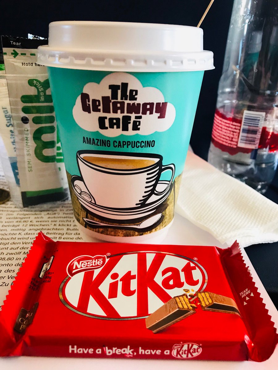 Amazing cappuccino #ryanairinflight ✈️