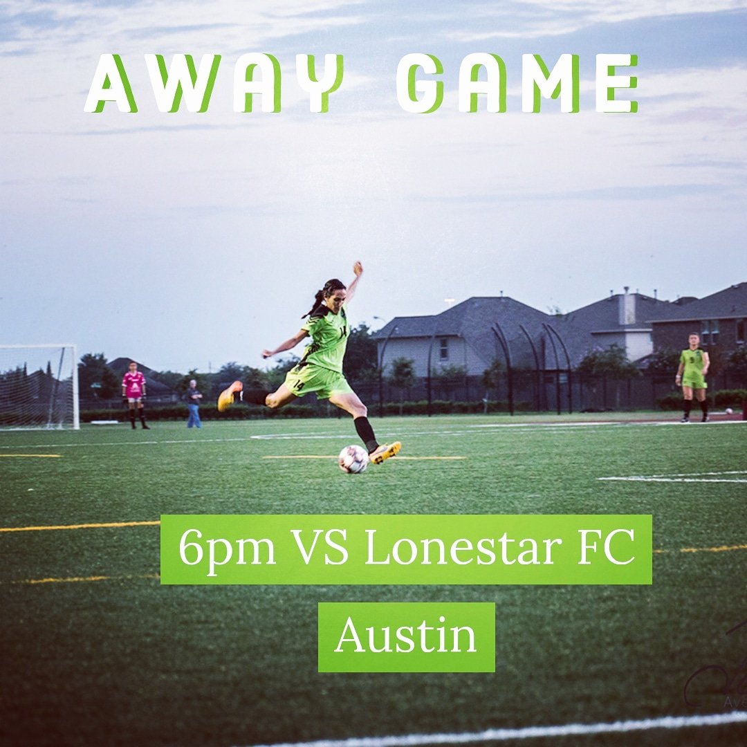 Last game of 2019, help us say goodbye in style VS Lonestar today! ⚽💚💪