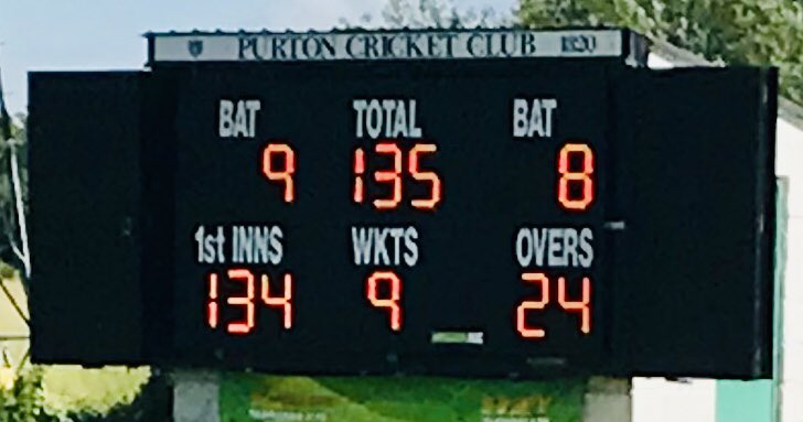 bramwell_mark's tweet photo. Incredibly exciting game of cricket @PurtonCC today as Purton U13 beat @burbagecc U13 by 1 wicket with gritty last wicket stand. Burbage 134ao, Flay 7-1-21-5 vs Purton 135-9, Malherbe 33. Well played boys 👍👏 🏏 #wiltshirecricket #wycl https://t.co/KqXNS5fpT5