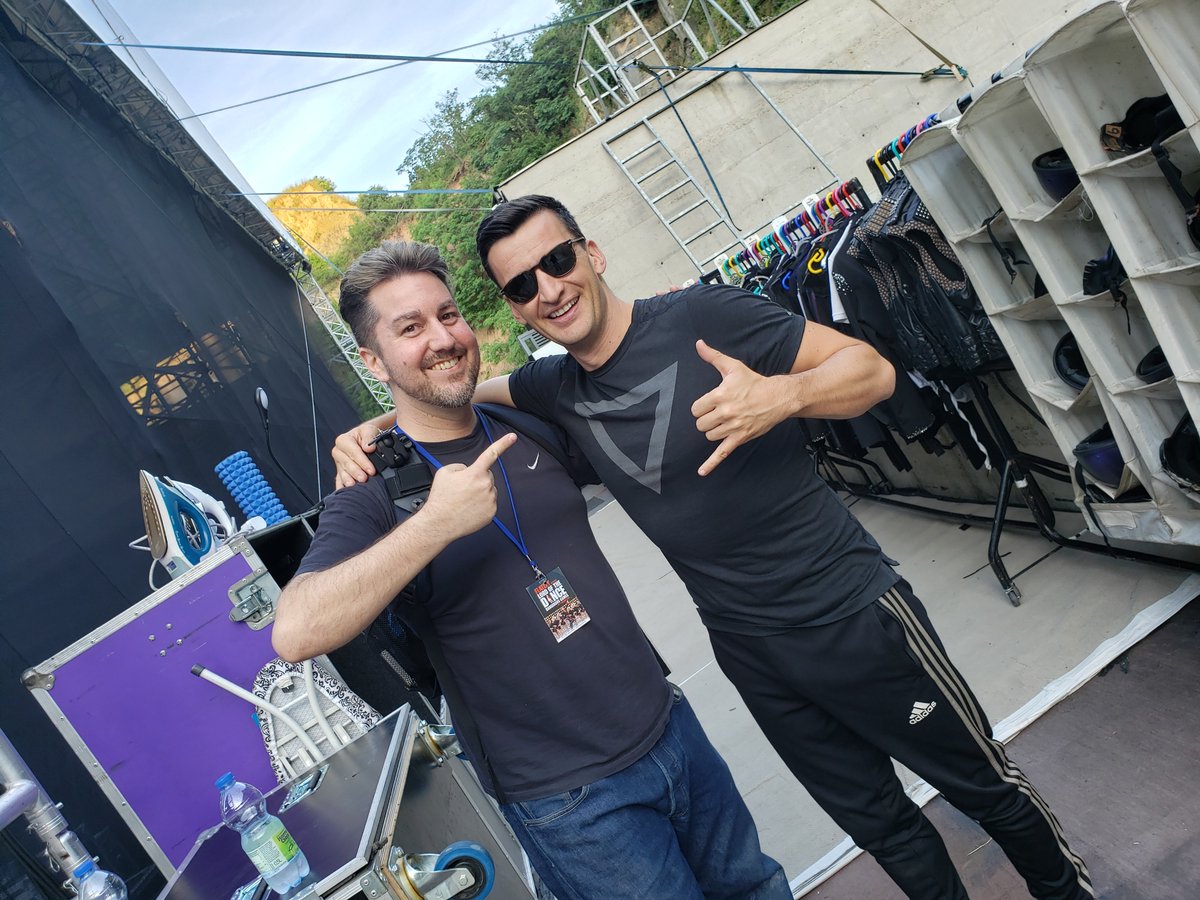 lordofthedance's tweet photo. Each and every member of Team Lord is a star. Here's Team Lord's #Twitch producer, @JasonDSorensen, getting a fanboy moment in with THE CUNNINGHAMMER, dance captain (and dark lord) @Cunninghamtomc!

https://t.co/3Ps1JTGsd2

#FollowYourDream #SwitchToTwitch https://t.co/2ZO9fiF6cn