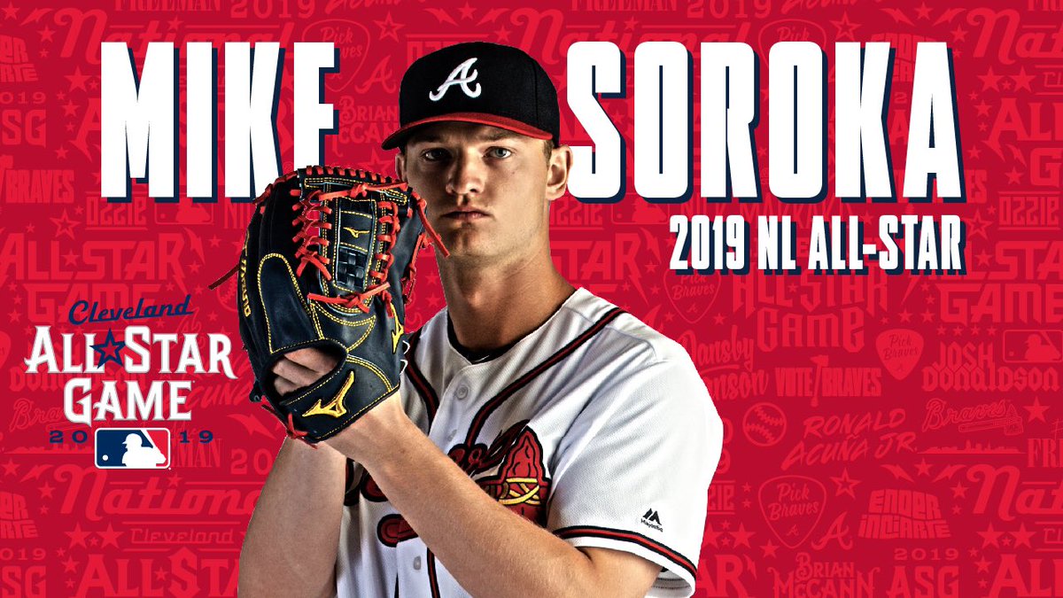 Congratulations to <a href="/Mike_Soroka28/">Michael Soroka</a> for being selected for the 2019 National League All-Star Team!

#ChopOn